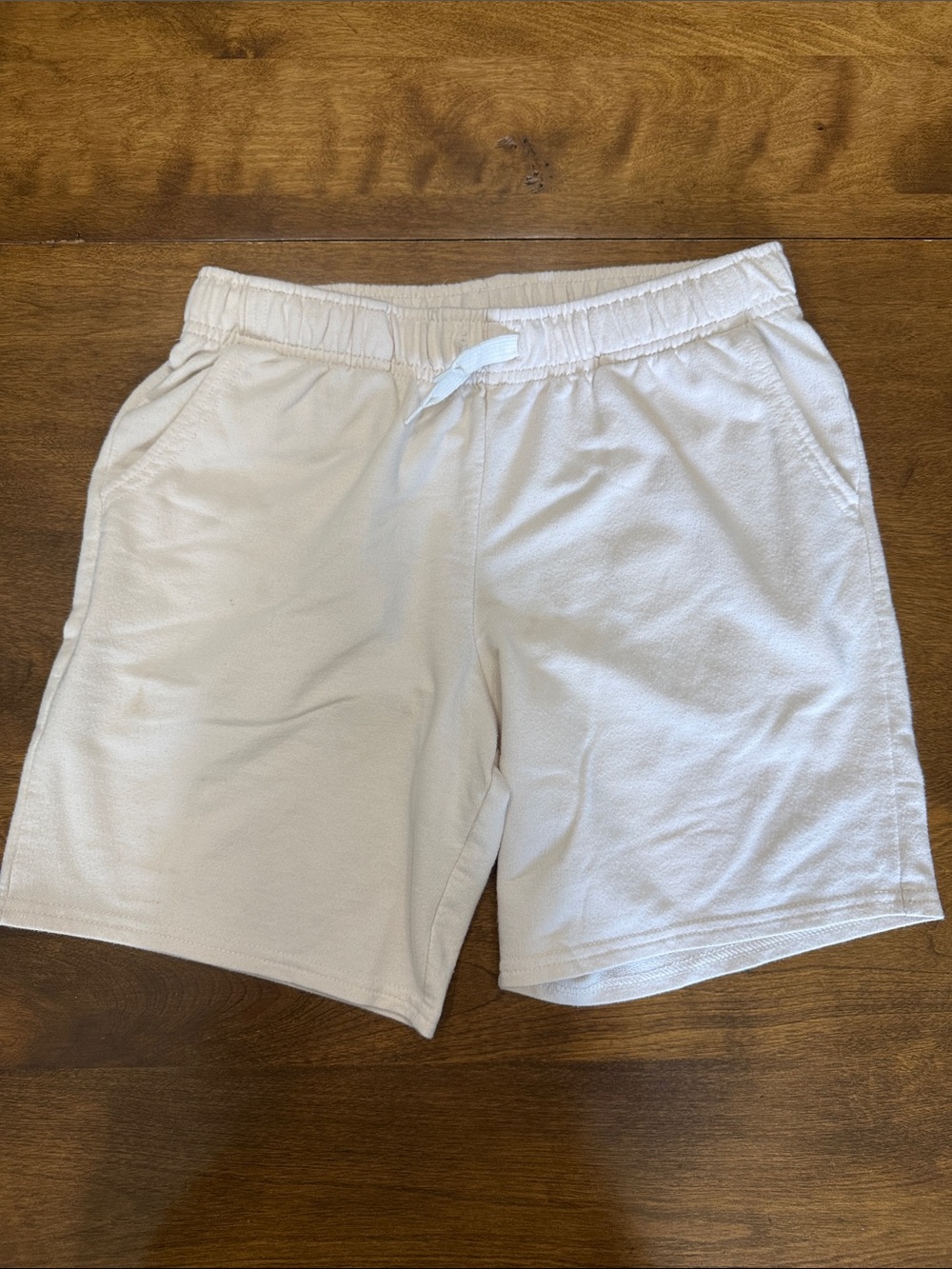 Cat & Jack White Terry Drawstring Boy’s Shorts